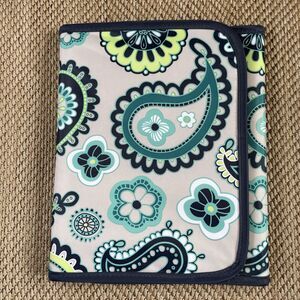 Thirty-One Fold It Up -Tri Fold Tablet iPad Organizer Paisley Day
